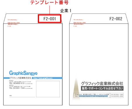 テンプレート番号