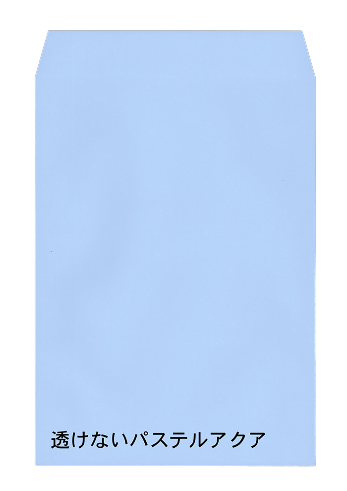 角2号 透けないパステルカラー100g(全7色) ヨコ貼 100枚/個(表面